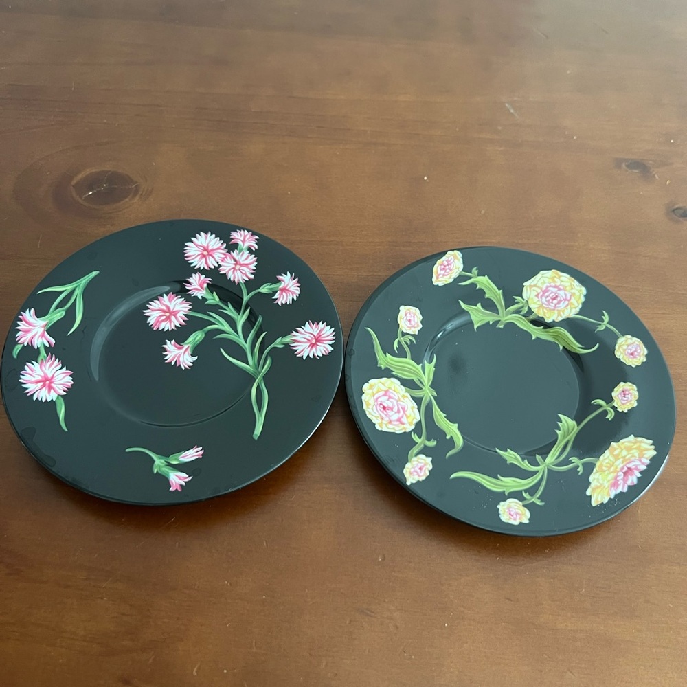 - Tiffany & Co - Saucer Set - Mrs. Delany's Flowers by Sybil Connolly